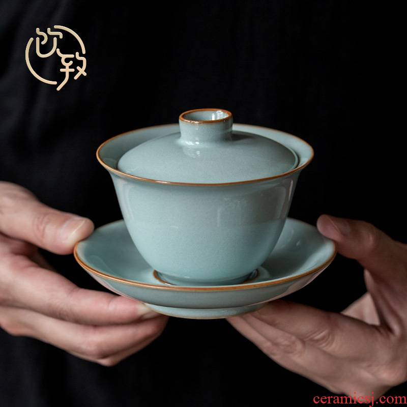 Ultimately responds to up with only three tureen individual household ceramic tea cup kung fu tea set manually ice to crack the tea keeps your porcelain