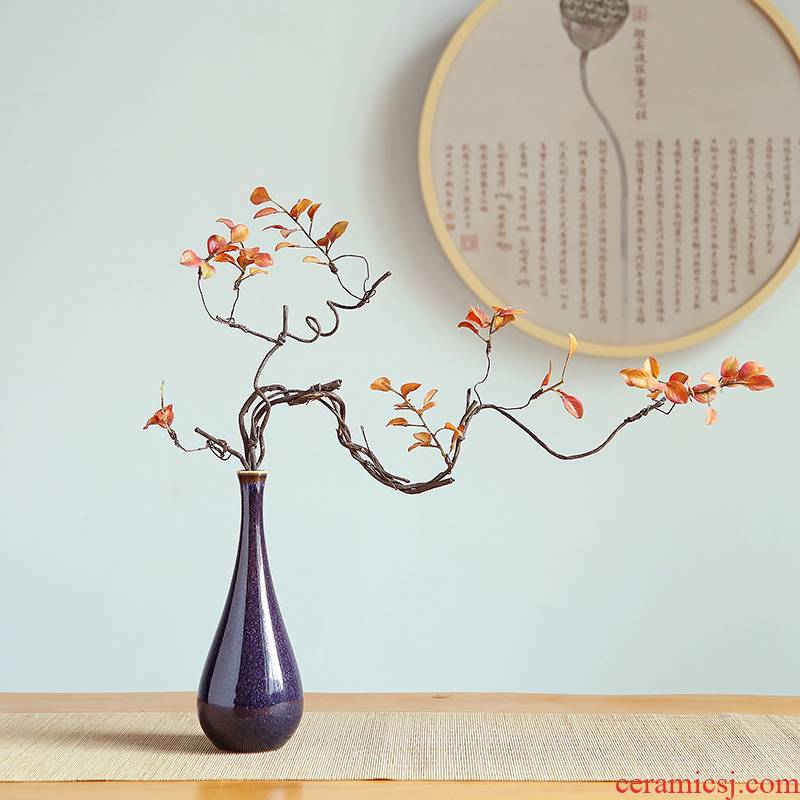 Jingdezhen modern creative ceramics vase home sitting room adornment ornament study manual handicraft furnishing articles
