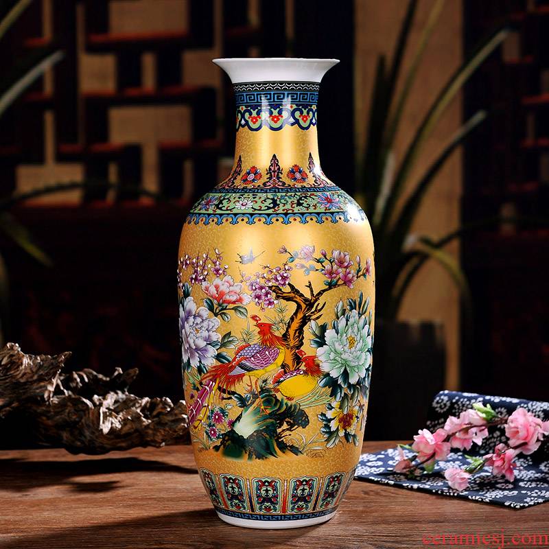 Jingdezhen ceramic household wine ark, adornment handicraft sitting room place, TV ark, study of large vases, pottery and porcelain